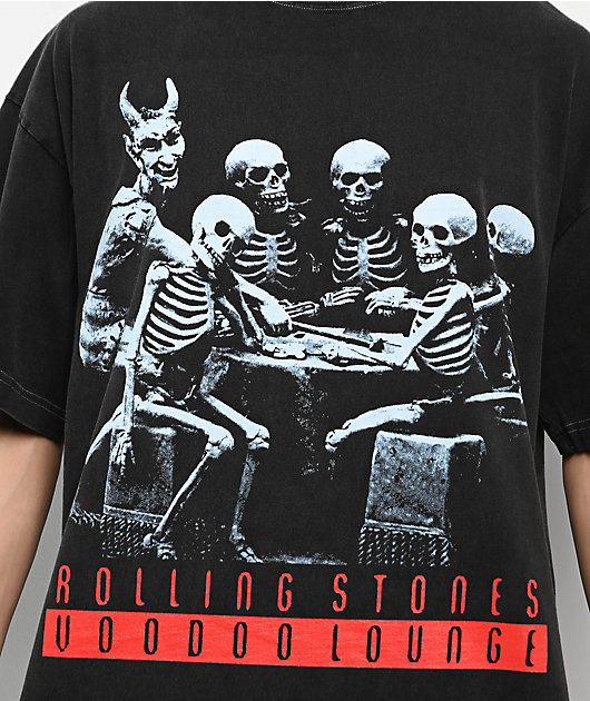 The Rolling Stones Voodoo Lounge Black Wash T-Shirt | Zumiez