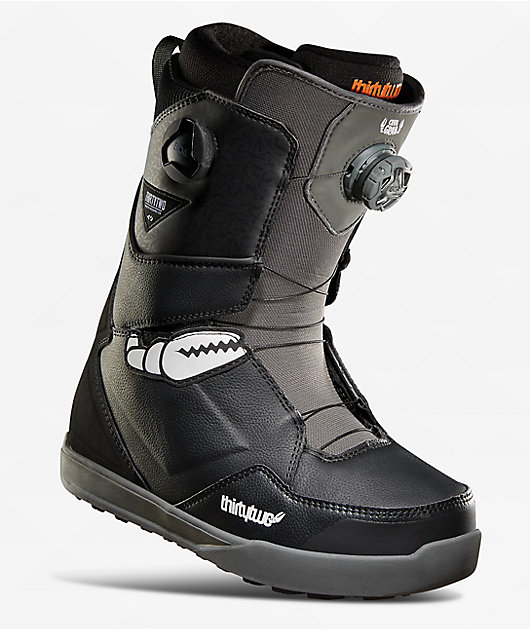 ThirtyTwo x Crab Grab Lashed Double BOA Black, White & Red