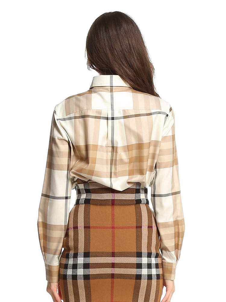 バーバリー レディース シャツ 長袖 BURBERRY ブランド 長袖シャツ