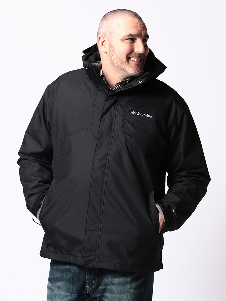 大きいサイズ メンズ Columbia (コロンビア) 3WAY 防水 裏フリース