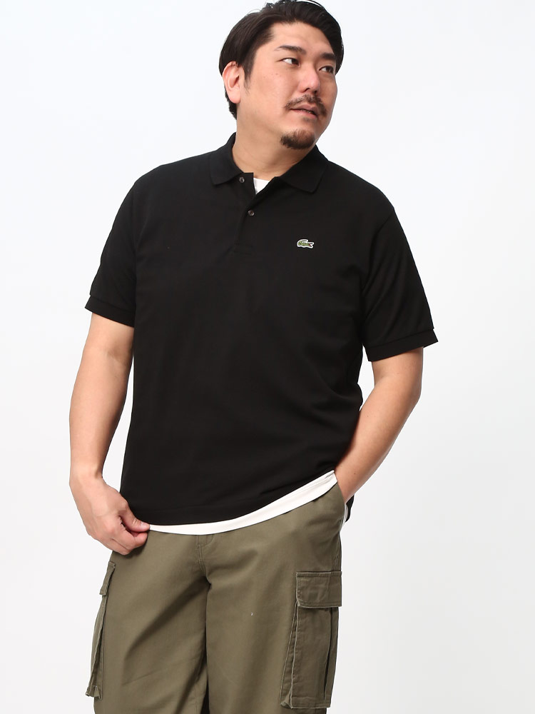 LACOSTE ラコステ 半袖 ポロシャツ L.12.12 ワニ刺繍 ワッペン 無地