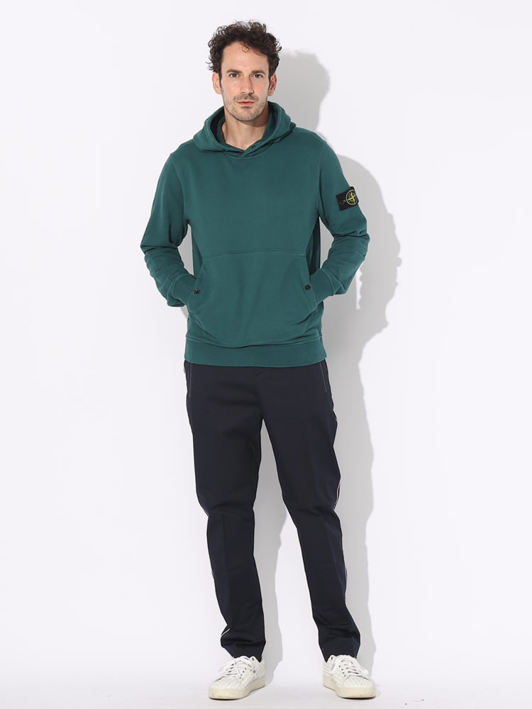 STONE ISLAND (ストーンアイランド) 無地 ポケット プルオーバー