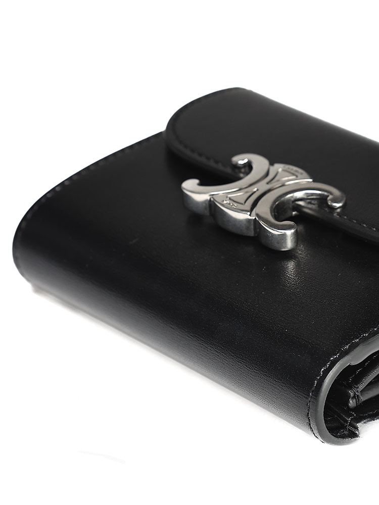 CELINE (セリーヌ) スモール フラップウォレット トリオンフ