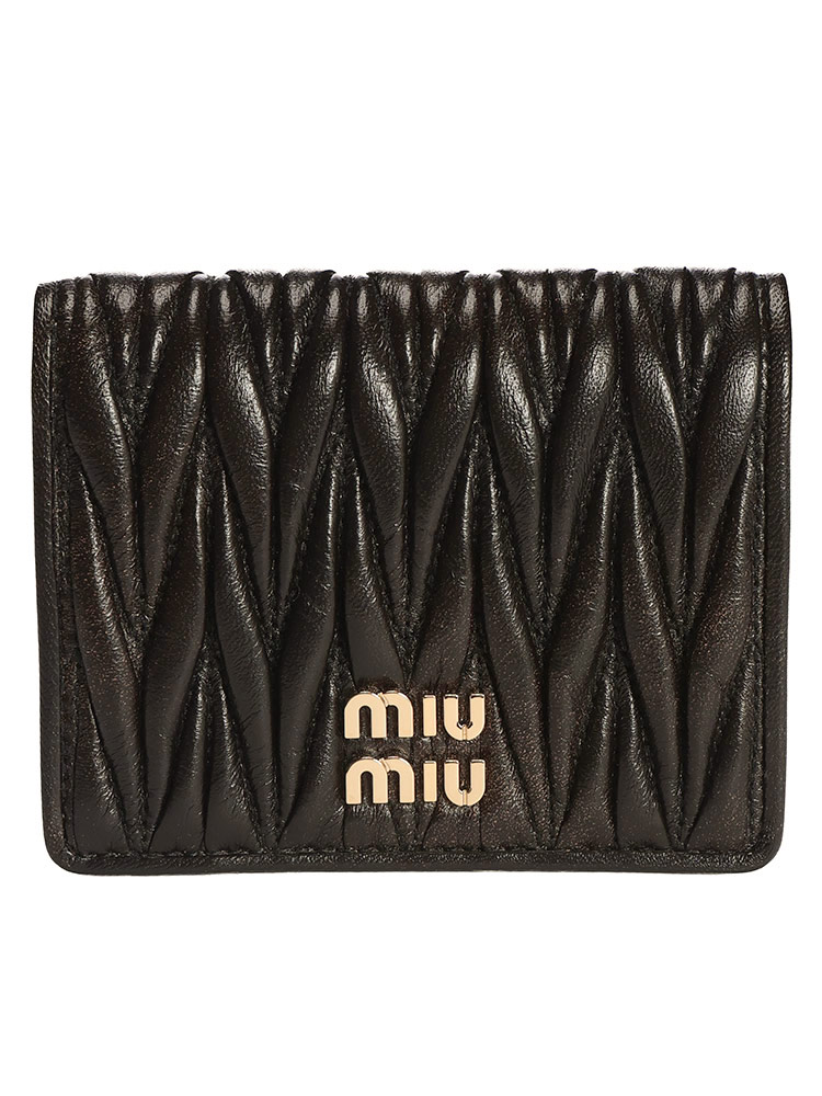 MIU MIU (ミュウミュウ) マテラッセ ヴィンテージ ナッパレザー 財布