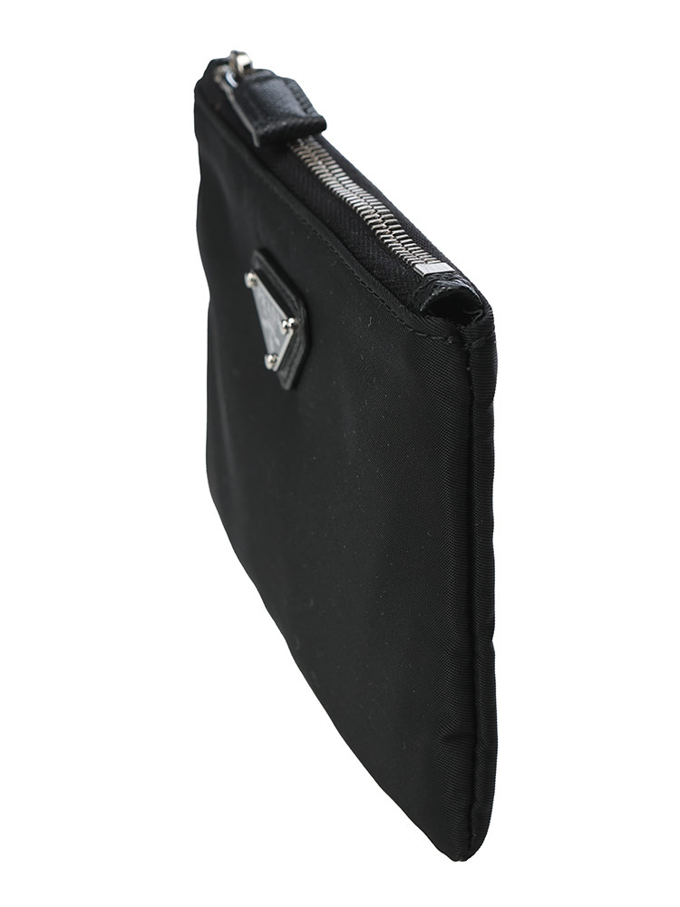 PRADA (プラダ) トライアングルロゴ ナイロン ミニポーチ 小銭入れ