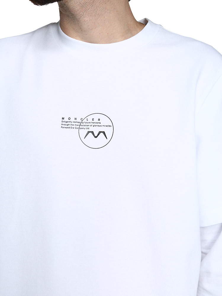 MONCLER フェイクレイヤード 長袖 Tシャツ MONCLER (モンクレール