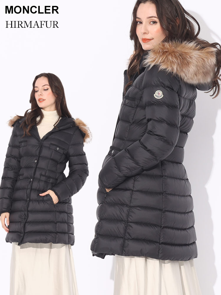 MONCLER (モンクレール) ファーフード フルジップ ダウンコート ダウン