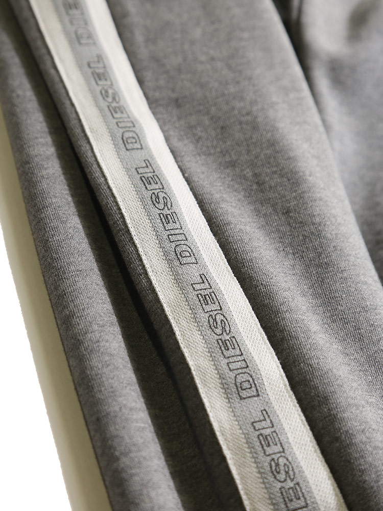 DIESEL (ディーゼル) サイドロゴライン ジップパーカー スウェット