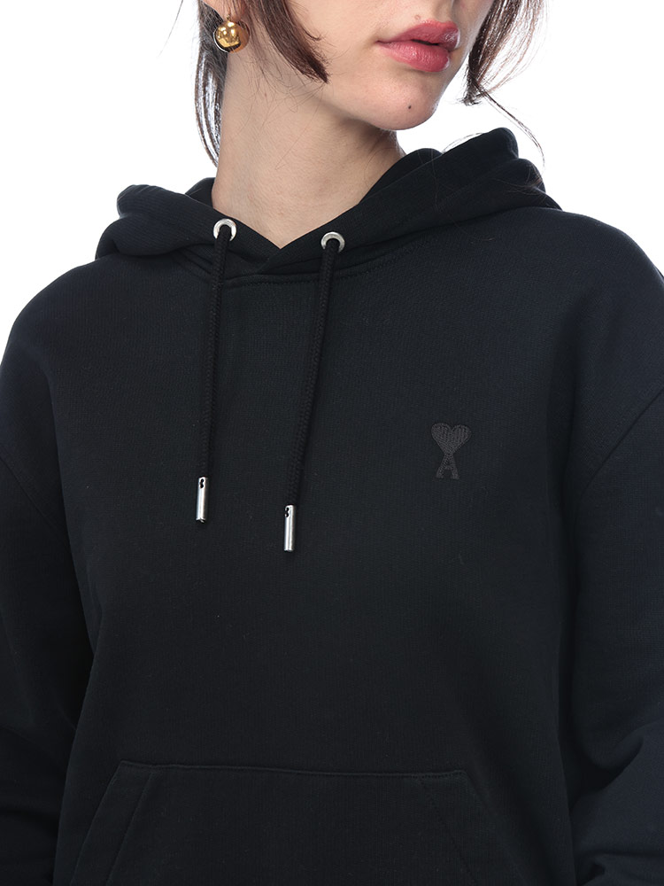 AMI PARIS (アミパリス) ロゴ 刺繍 プルオーバー パーカー Ami de