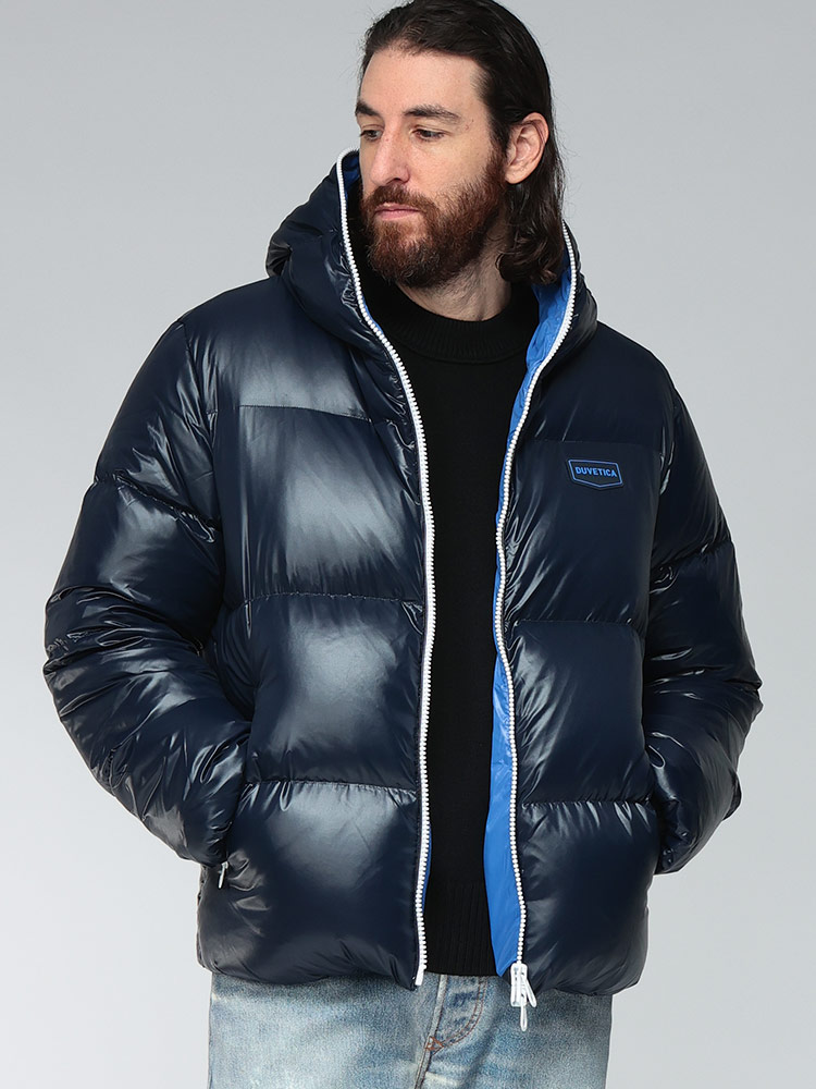 DUVETICA (デュベティカ) ワンポイントロゴ フルジップ ダウン