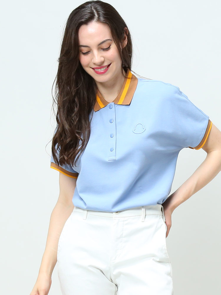 モンクレール レディース ポロシャツ 半袖 MONCLER ブランド ポロ 衿