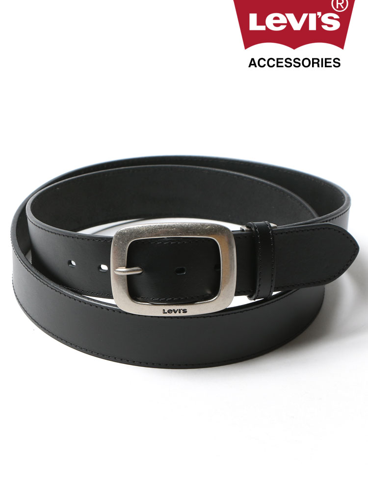 大きいサイズ メンズ LEVI'S (リーバイス) 牛革 ピンバックル ベルト