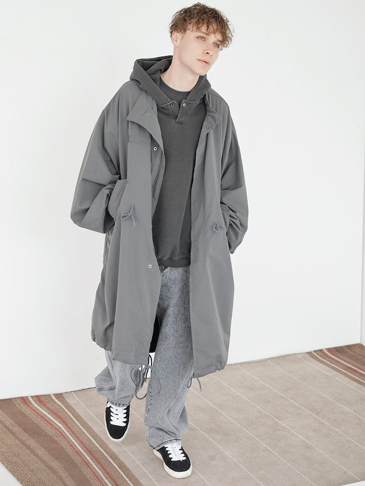 WOODEN DOLL (ウッディンドール) ノーカラー バルーンスリーブ モッズ