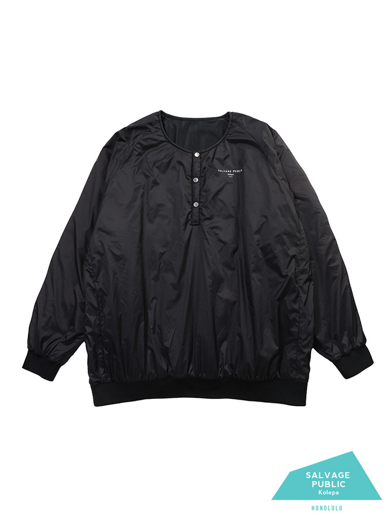 中綿ジャケット GOLF ハーフボタン クルーネック L-LL メンズ 男性