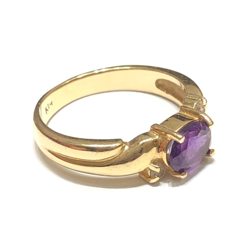K14 14金 アメジスト リングの買取実績 | 買取専門店さすがや