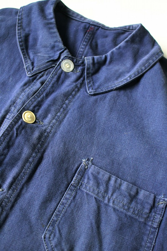 フランス】1950年代頃のコットンツイルワークジャケット(Le Cres