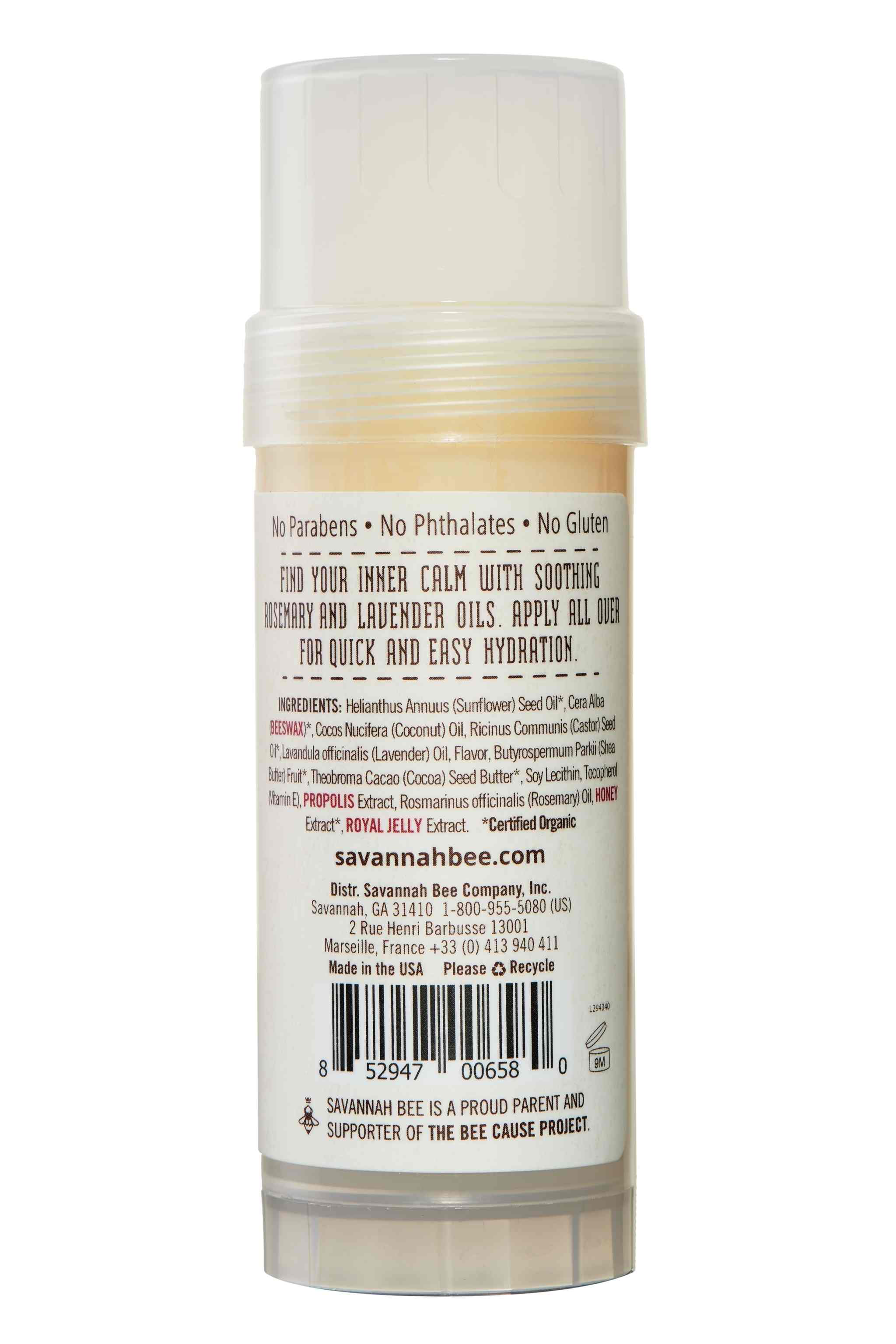 Rosemary Lavender Honey & Beeswax Body Balm – Savannah Bee Company