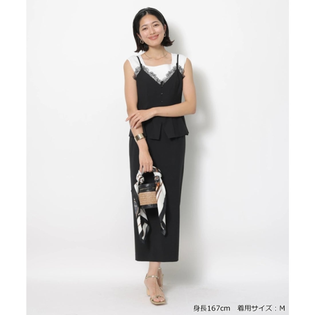 JUSGLITTYペプラムキャミジャンスカ ジャスグリッティー ジャス