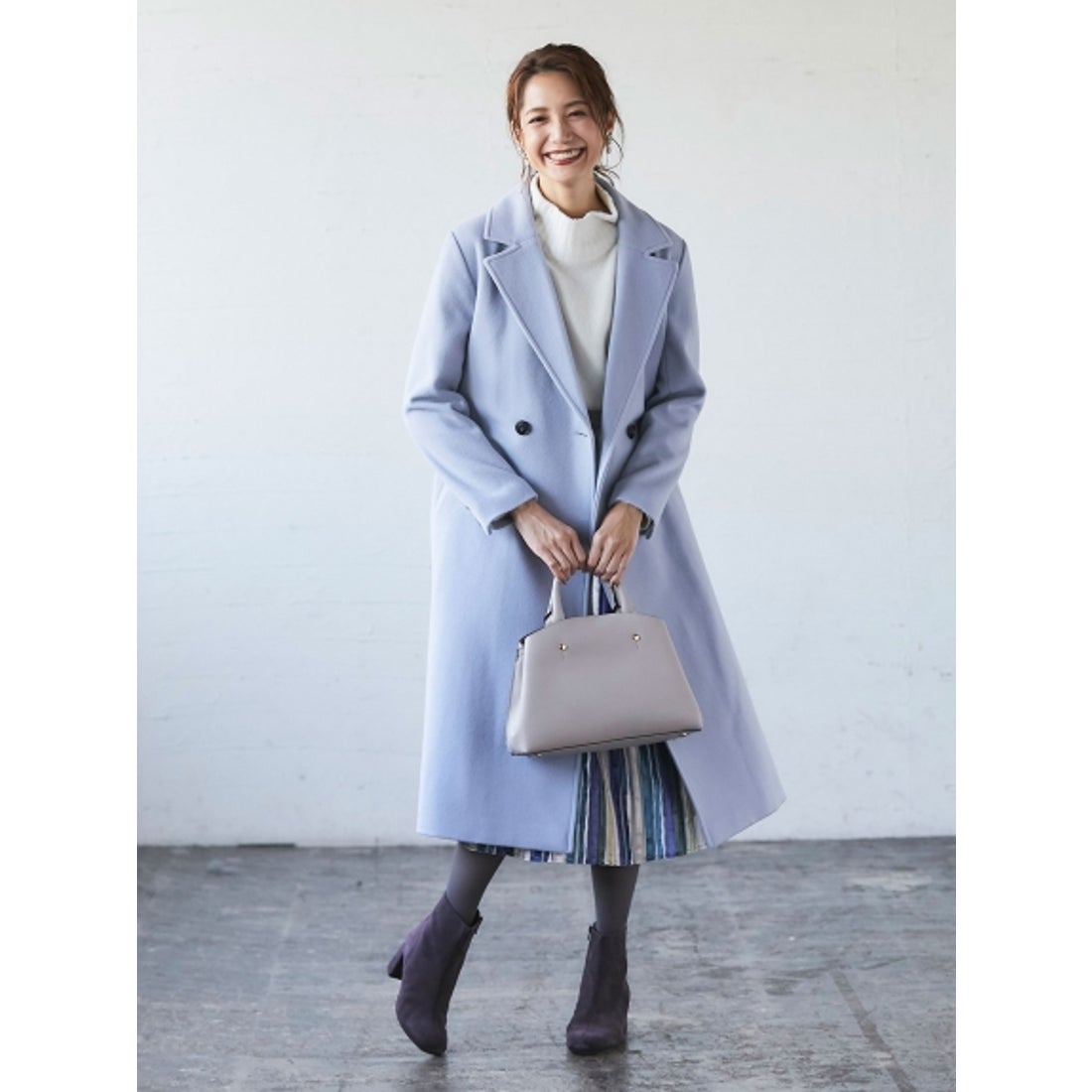 12Twelve Agenda ウールビーバーダブルブレストコート （キャメル