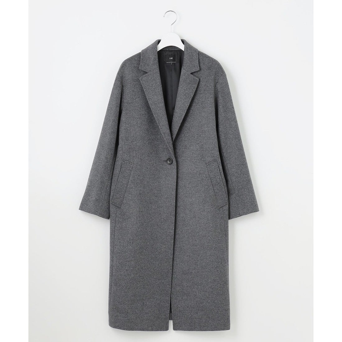 23区 ウールカシミヤビーバー チェスターコート （ブラック系） -靴