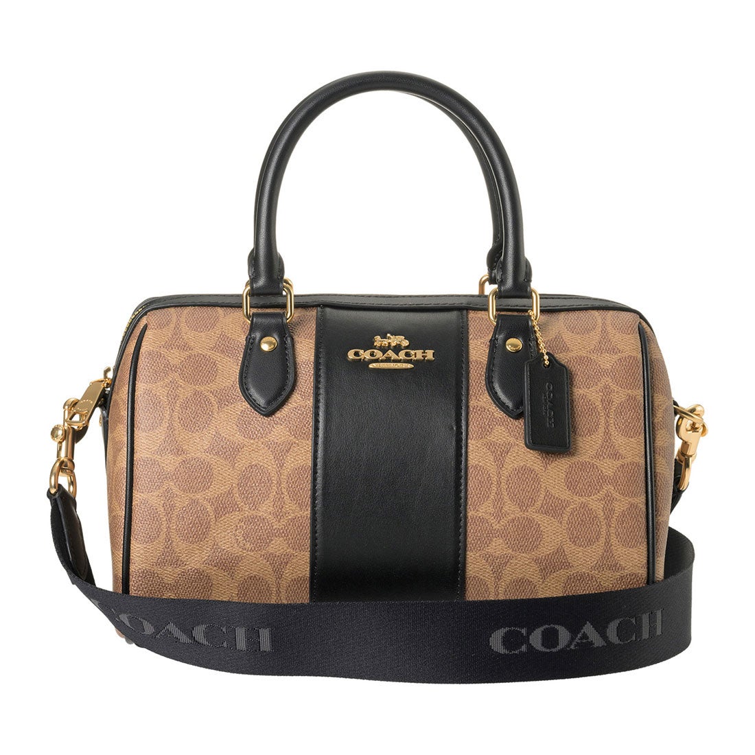 コーチ COACH ハンドバッグ シグネチャー キャンバス ローアン