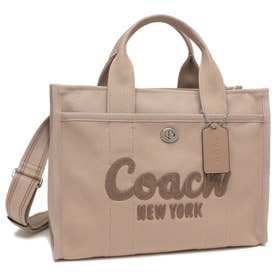 コーチ COACH ハンドバッグ トートバッグ カーゴ ベージュ レディース
