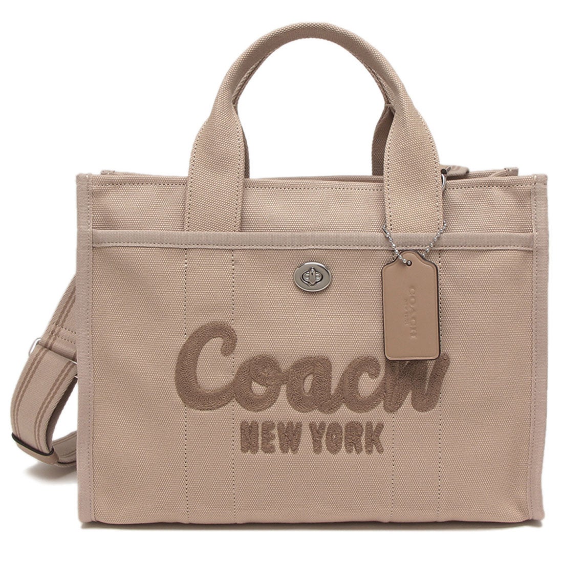 コーチ COACH ハンドバッグ トートバッグ カーゴ ベージュ レディース