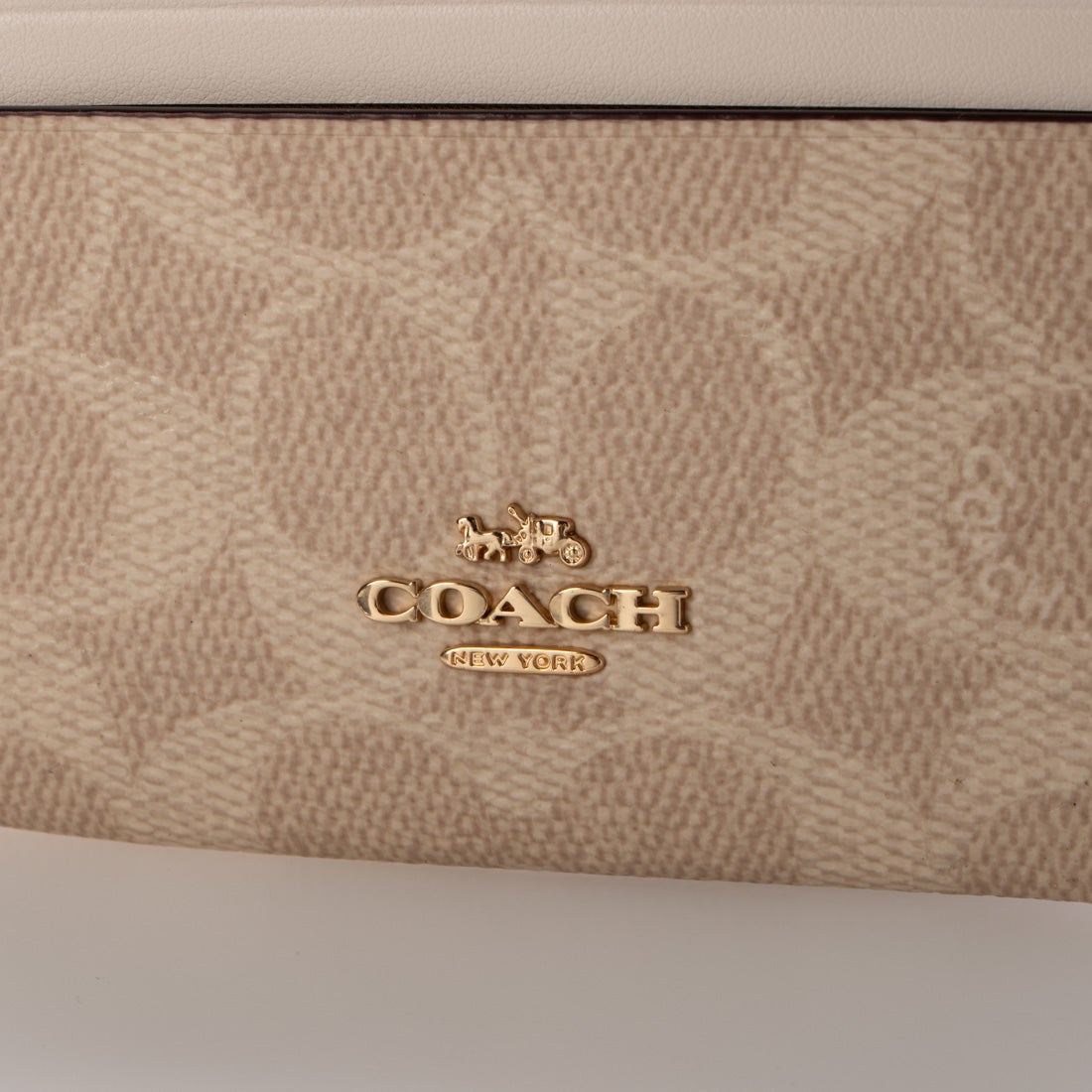 コーチ COACH カードケース （ベージュ） -waja bazar - 海外