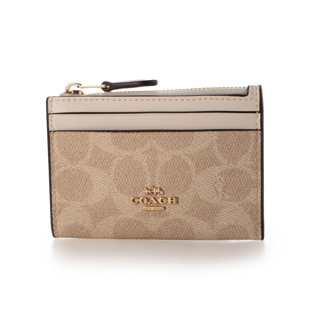 コーチ COACH カードケース （ベージュ） -waja bazar - 海外