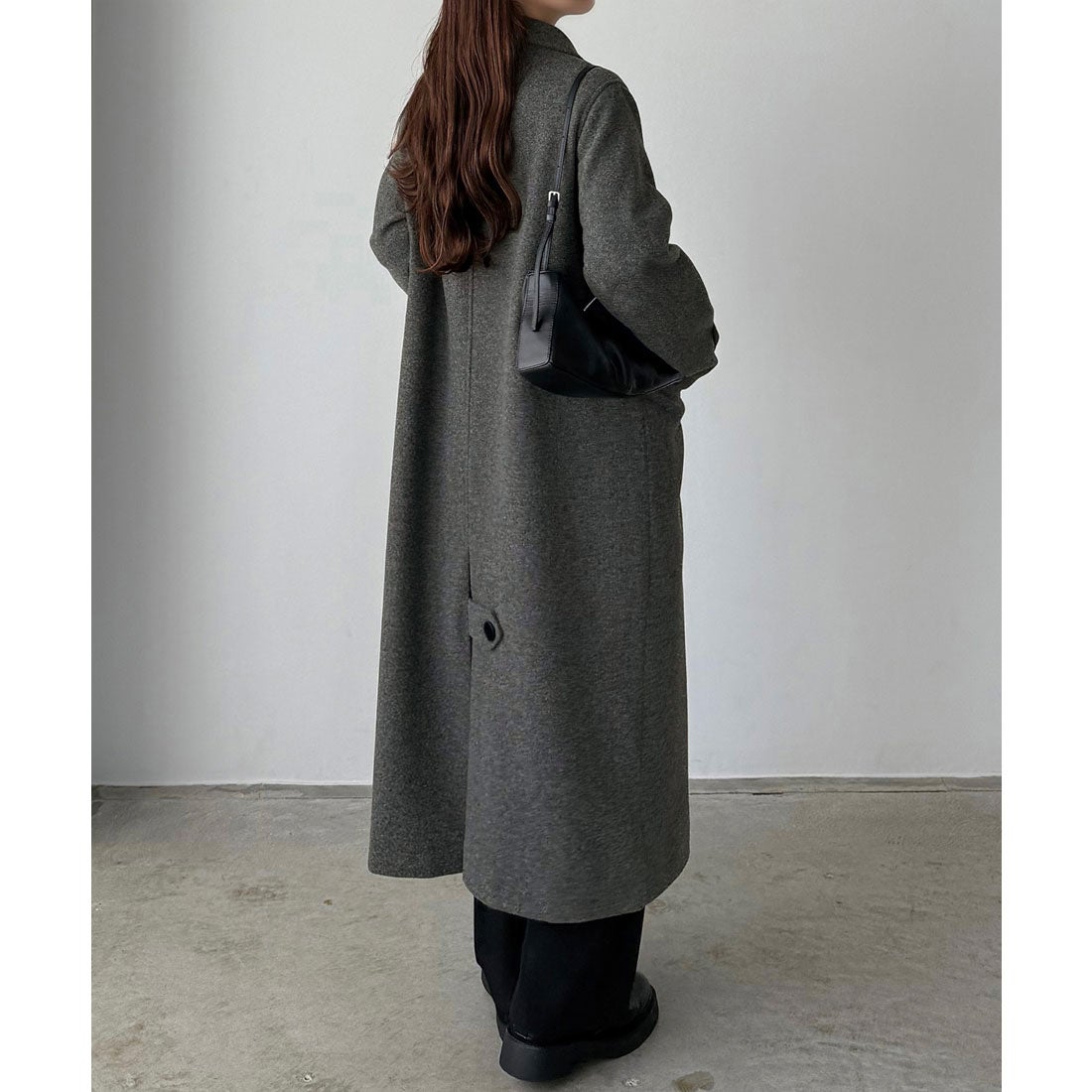 カラウティア callautia callautia ダブルボタンロングチェスター
