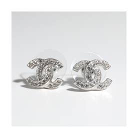 シャネル CHANEL CHANEL ピアス ABE100 Y02003 ラインストーン ココ