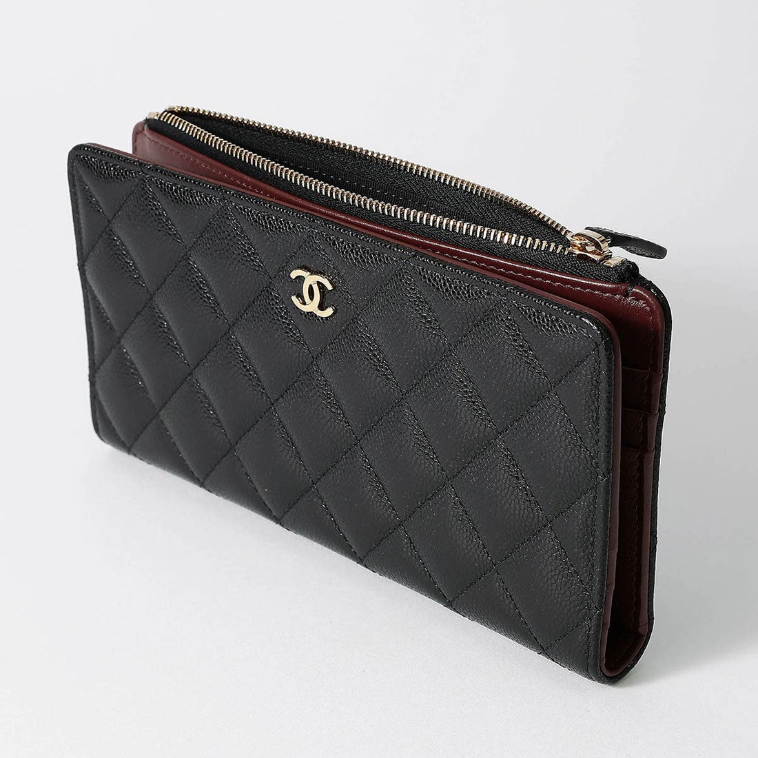 シャネル CHANEL 長財布 キャビアスキン ロングウォレット AP3877