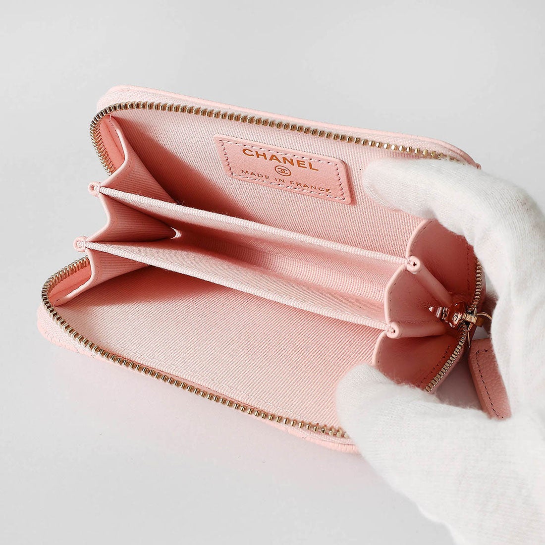 シャネル CHANEL コインケース キャビアスキン CLASSIC ZIP COIN PURSE