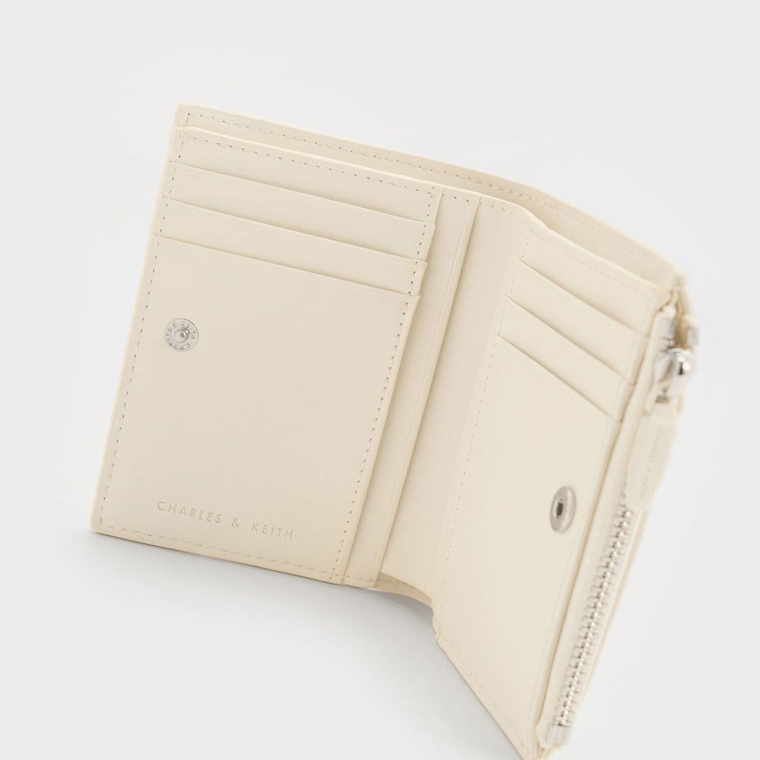 CHARLES & KEITH Midori ミドリ ジオメトリックトップジップウォレット