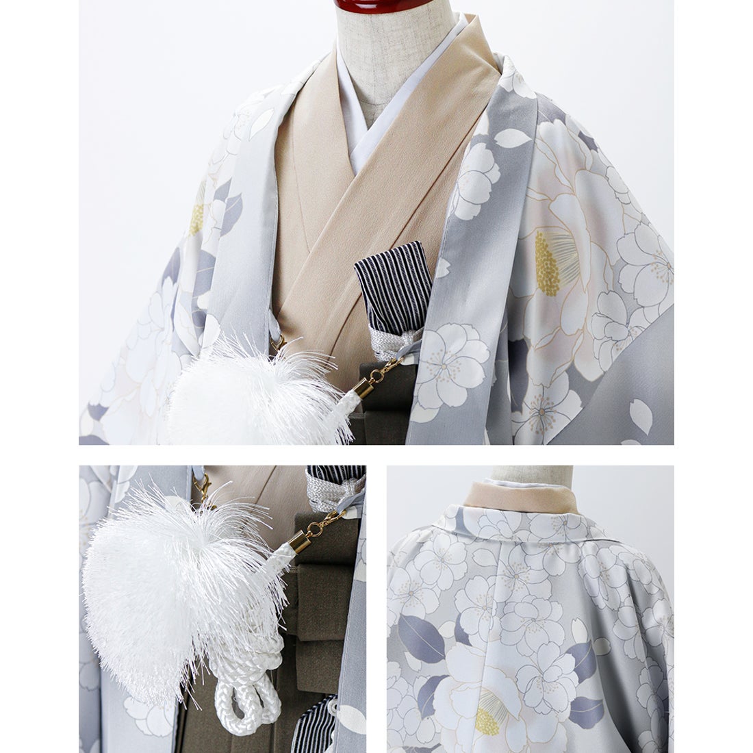 新作・即納に】デニムグレー 羽織袴セット 120cm 新作・即納に】デニム