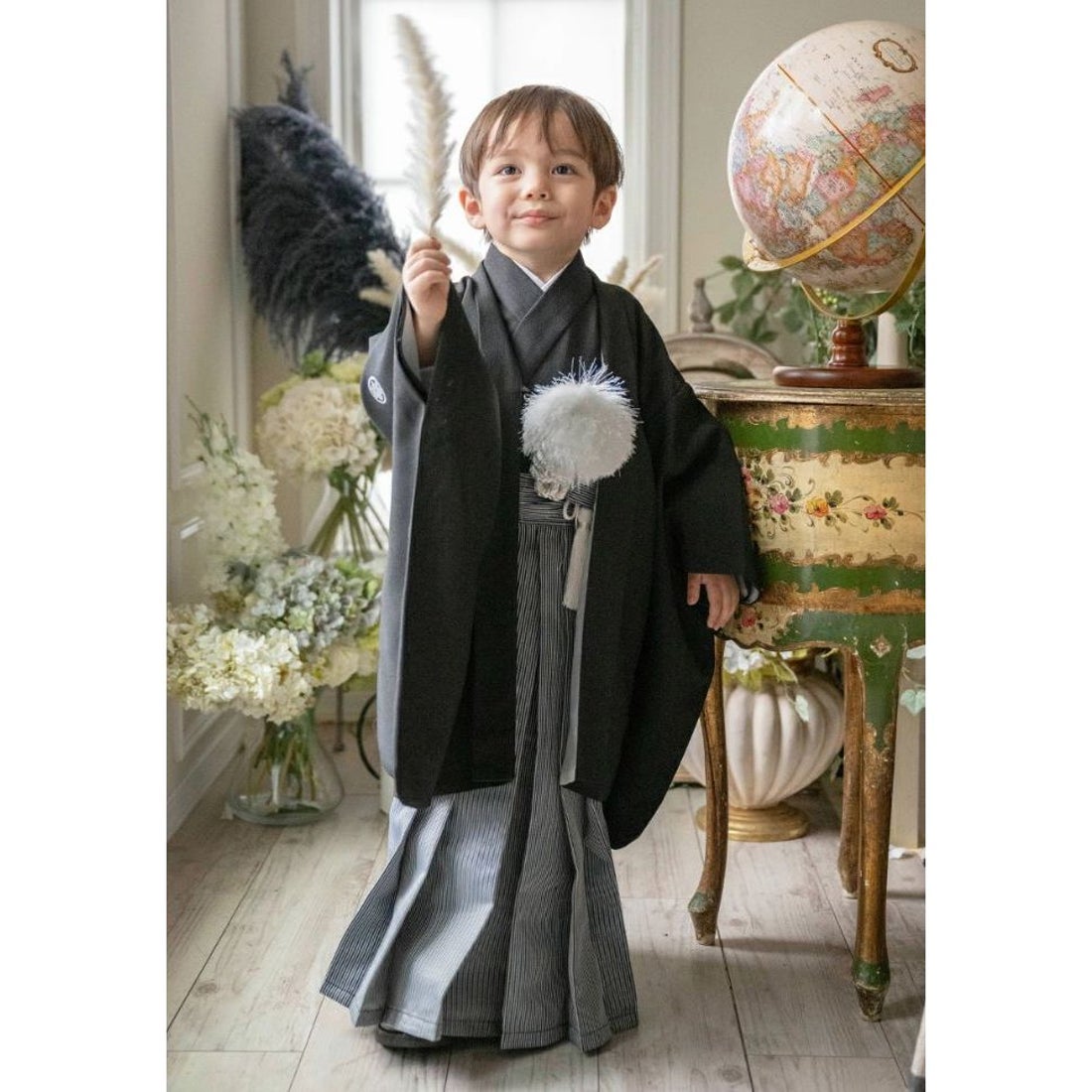 キャサリンコテージ Catherine Cottage 男の子羽織袴セット （デニム