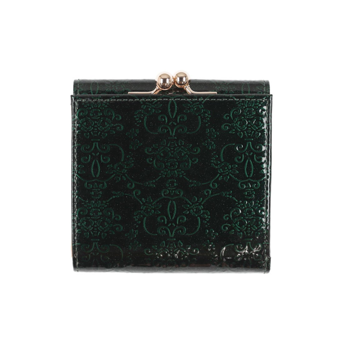 アナスイ ANNA SUI ルーミー 口金二つ折り財布 （グリーン） -人気