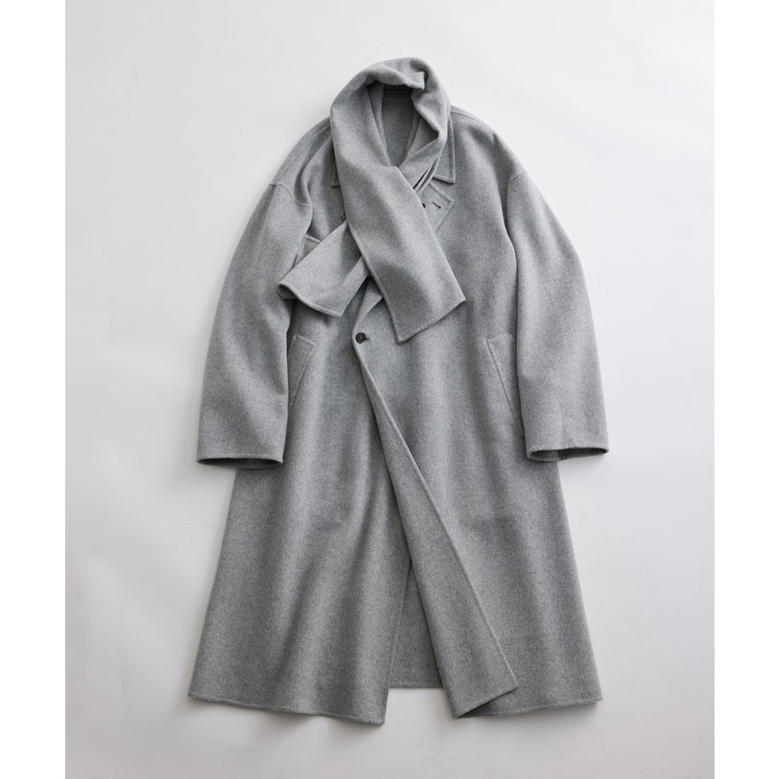 アダム エ ロペ ADAM ET ROPE' 《マフラー付き》メリノウール ダブル