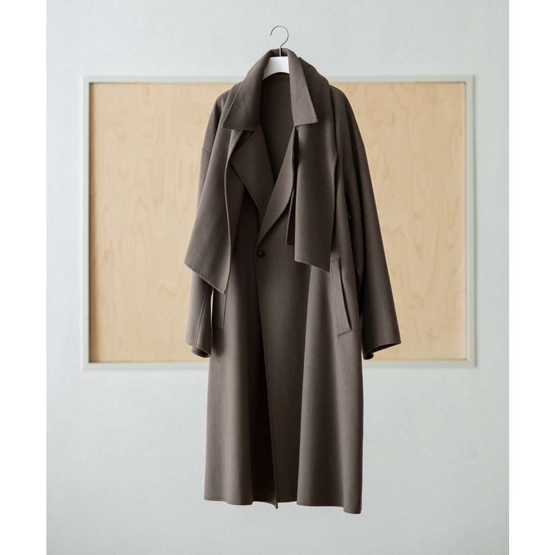 アダム エ ロペ ADAM ET ROPE' 《マフラー付き》メリノウール ダブル