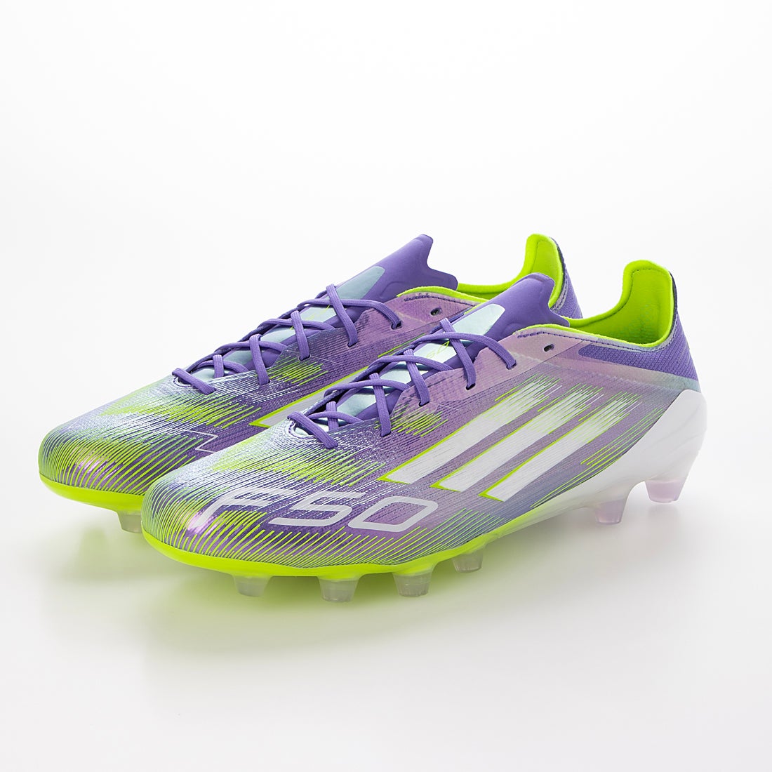 adidas アディダス F50 ELITE HG/AG JAPAN(パープル×ホワイト×イエロー