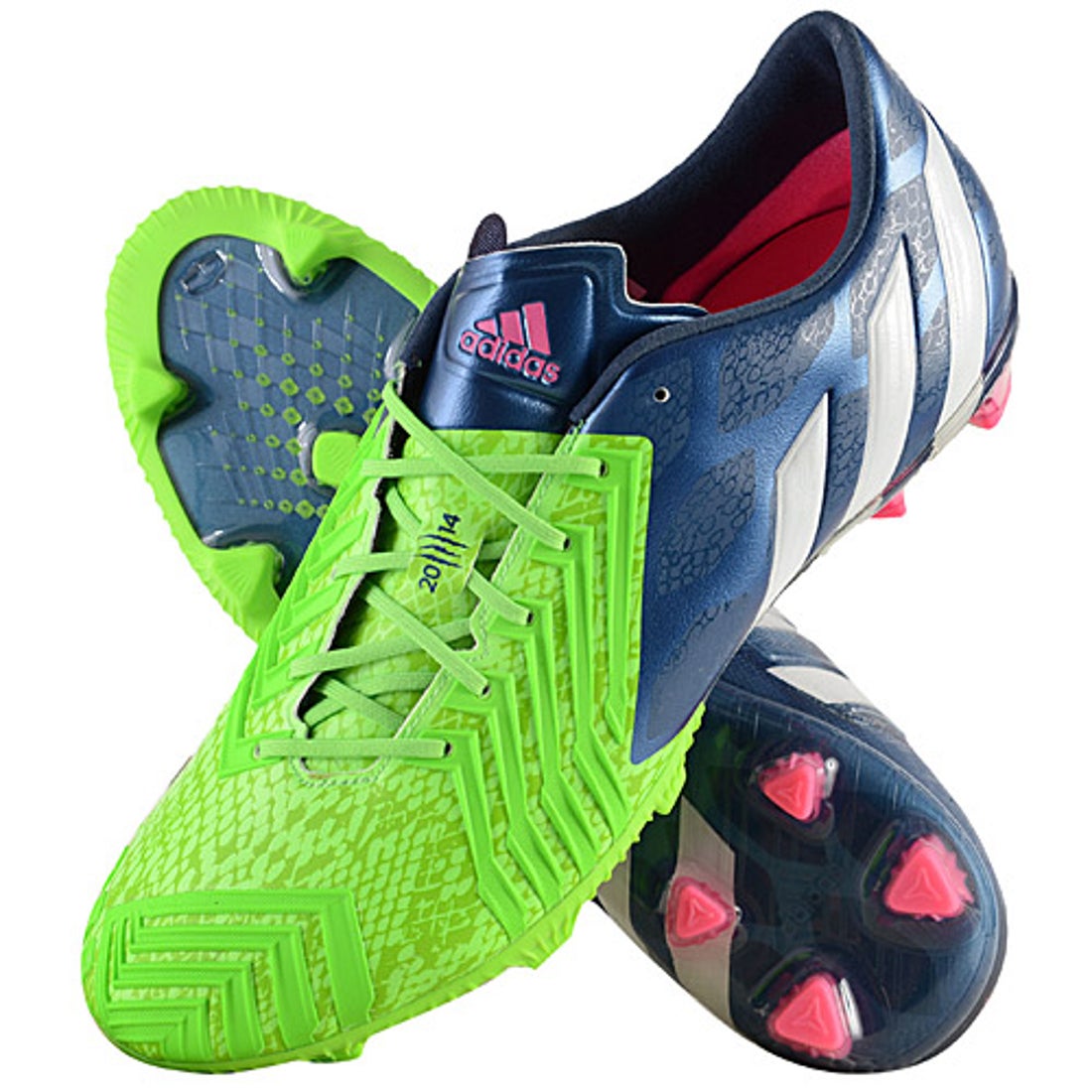 adidas アディダス プレデターインスティンクト FG(グリーン×ブルー