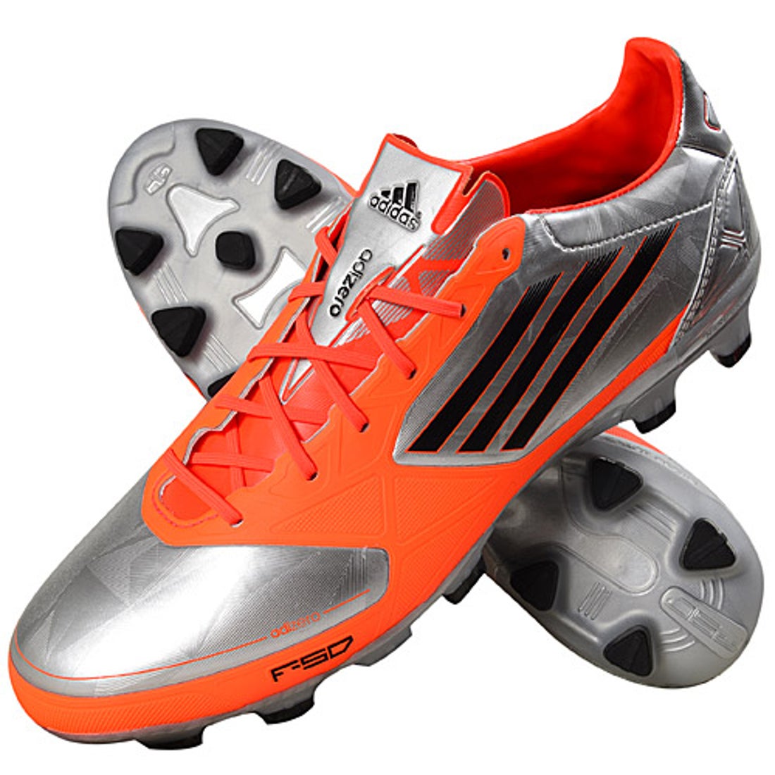 adidas アディダス アディゼロ F50 ジャパン TRX HG(シルバー×オレンジ