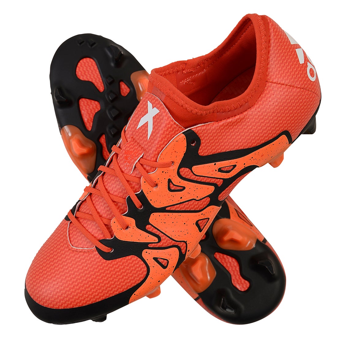 adidas アディダス エックス 15.1 FG/AG(オレンジ×ブラック) S83148