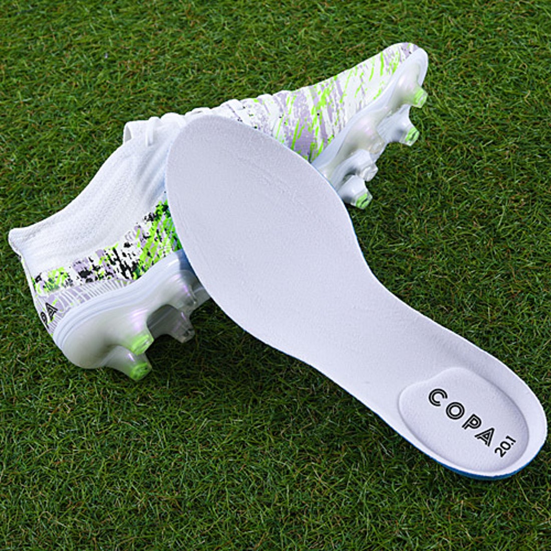 adidas アディダス コパ 20.1 FG(ホワイト×グリーン) G28639 フット