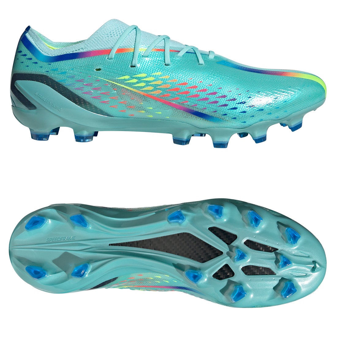 adidas アディダス エックス スピードポータル.1 AG(アクア×レッド