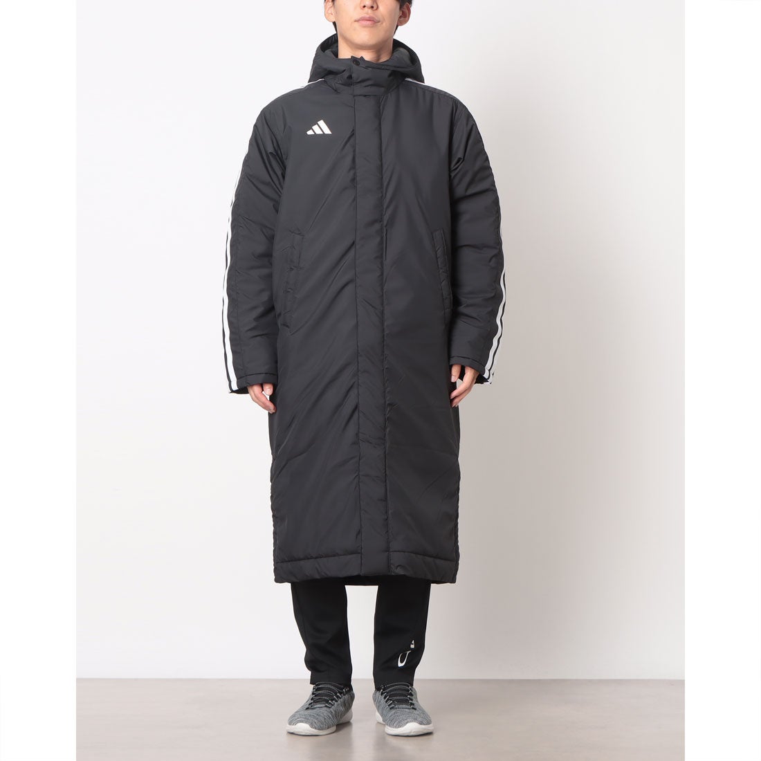 アディダス adidas メンズ ベンチコート M ロング パデッドコート