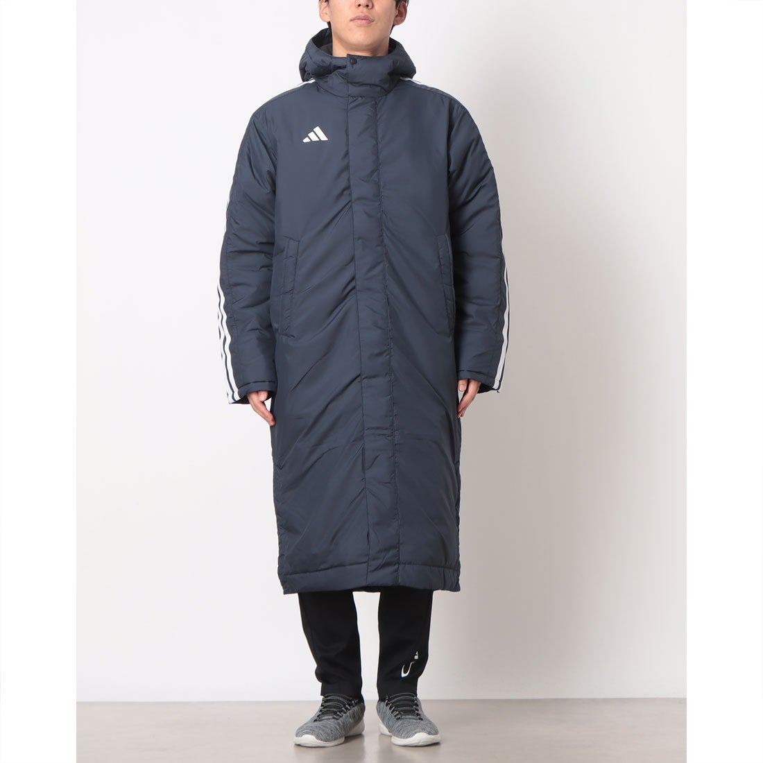 アディダス adidas メンズ ベンチコート M ロング パデッドコート