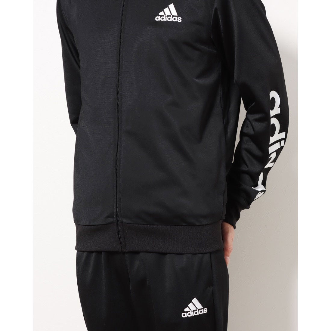 アディダス adidas メンズ ジャージ上下セット GK9654 （ブラック