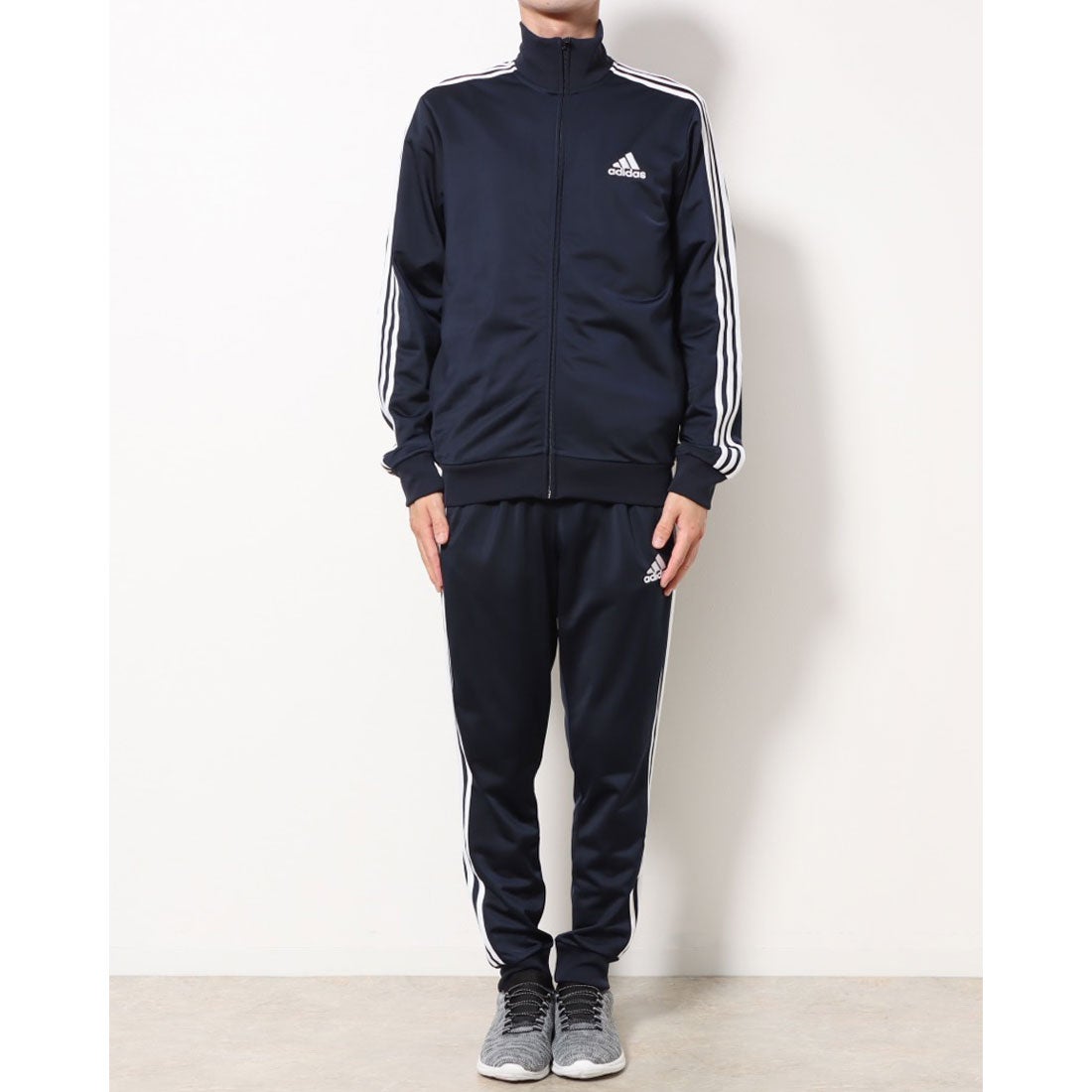 アディダス adidas メンズ ジャージ上下セット 3ストライプストラック