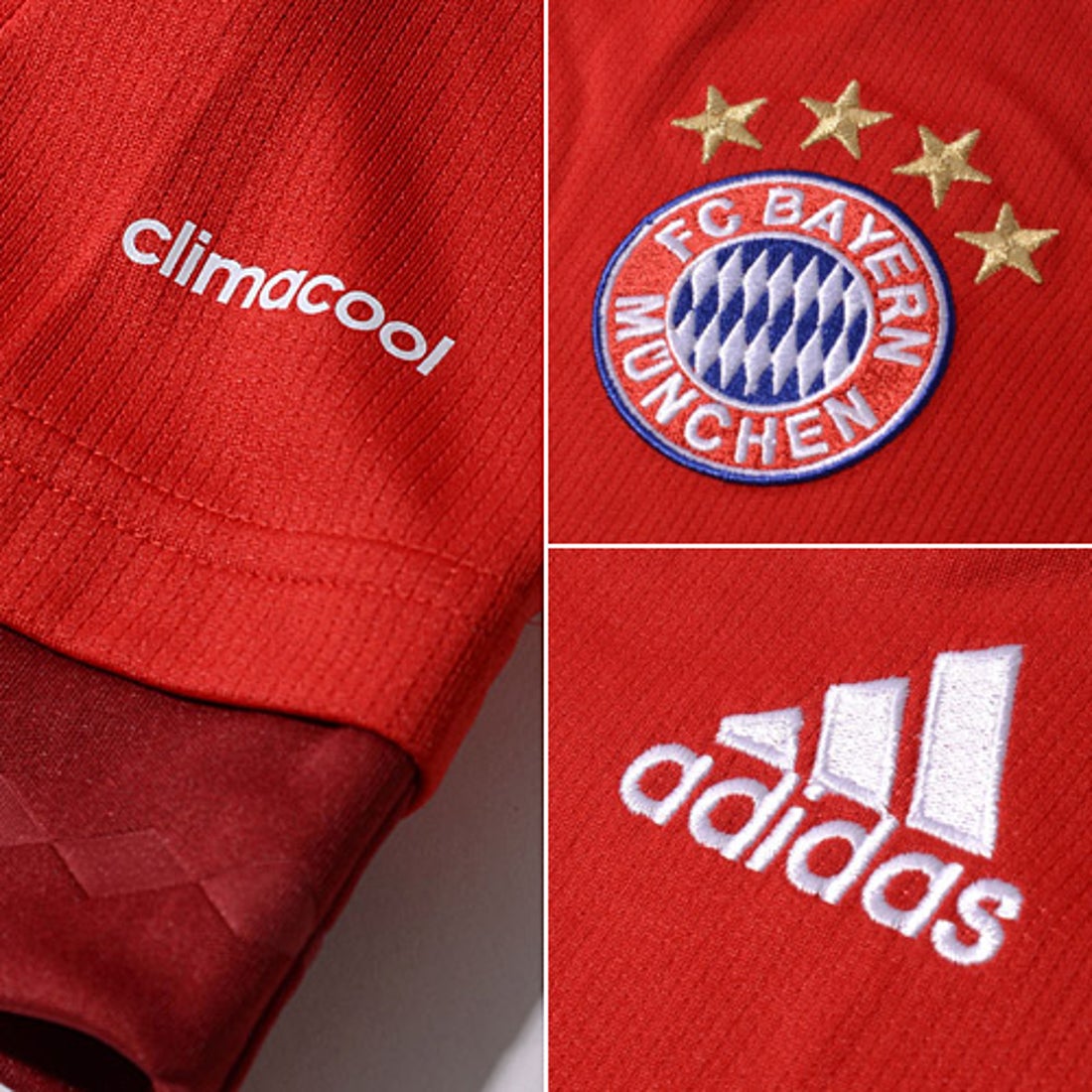 adidas バイエルンミュンヘン 15/16 ユニフォーム ホーム 半袖